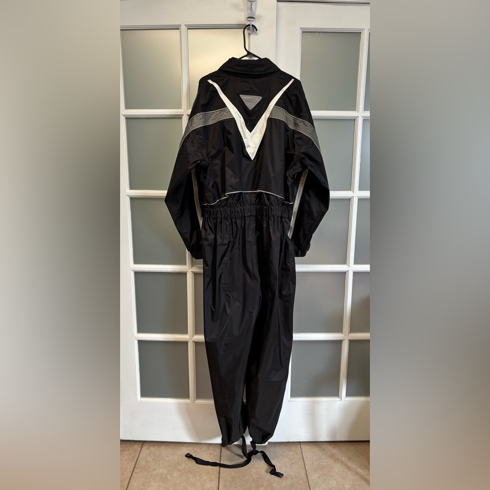 TourMaster Black and White Motorcycle Rain suit Large